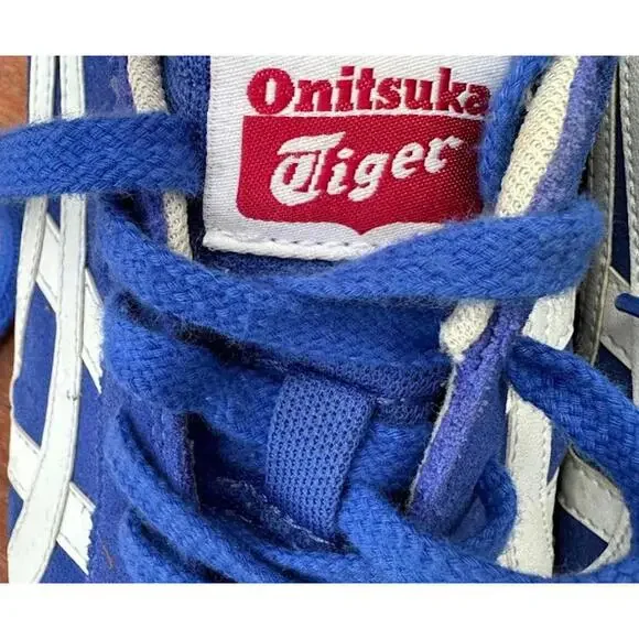 Onitsuka Tiger Blue Suede Sneakers US 9 - Picture 5 of 6